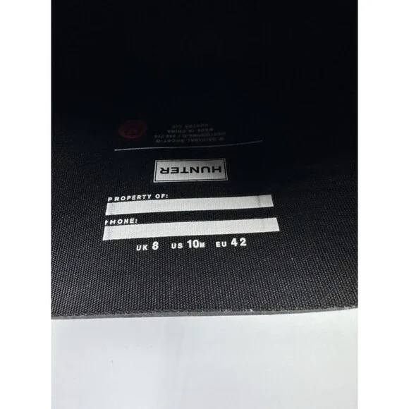 Hunter Women's Original Short Boot Black US 10 Waterproof, Rain Boot - Picture 12 of 16